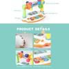 QTBIUQ Musical Piano Toy with Lights & Music, Compatible with Learning, Interactive Play for Toddlers 1-3 Years, Develops Motor Skills