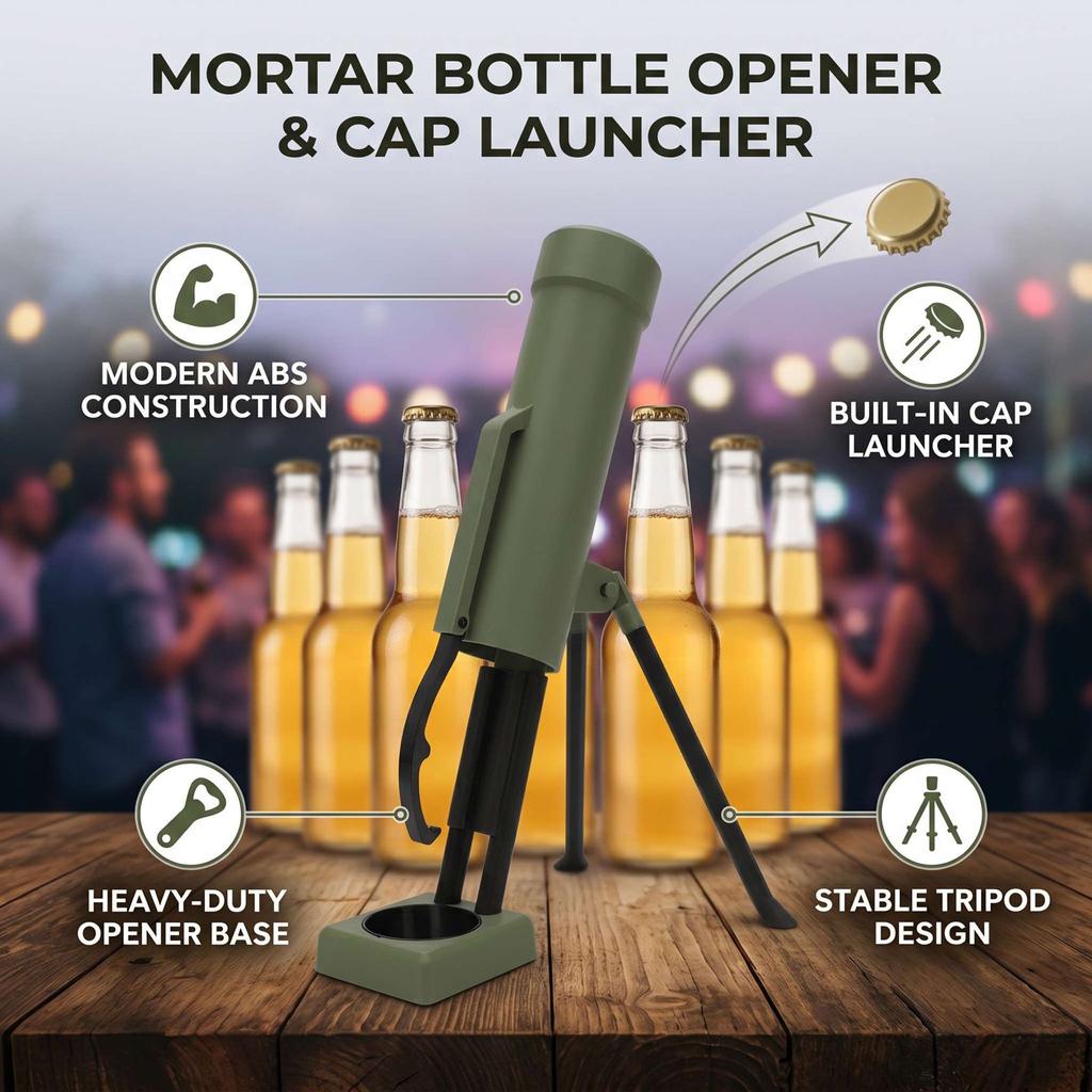 Pop Up Beer Opener for Men ABS Push Down Cap Popping Funny Beer Bottle Opener for Bar Party Desk Decor
