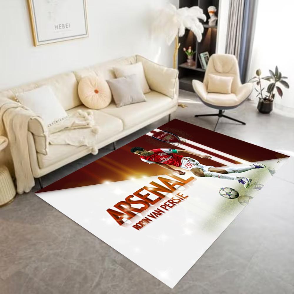Arsenal Star Van Persie Carpet Design for Dormitory Dining Room Foyer Kitchen Anti-slip Rug Office Home Decor