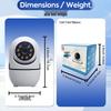 WiFi Night Vision HD Indoor Surveillance Camera with Mobile Remote Access