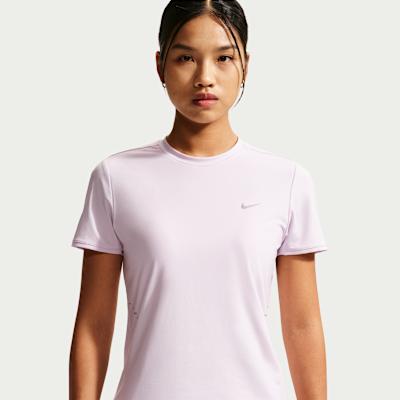 Nike T Shirts Women s Pink Crew Neck Moderate L