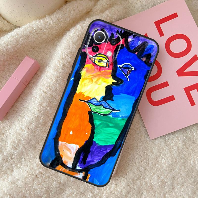 Picasso Abstract Art Painting Case For Xiaomi 14 15 Ultra 15T 14T 13T Pro 17 Pro Max POCO X7 Pro X3 X5 X6 F5 F6 F7 F8 Cover