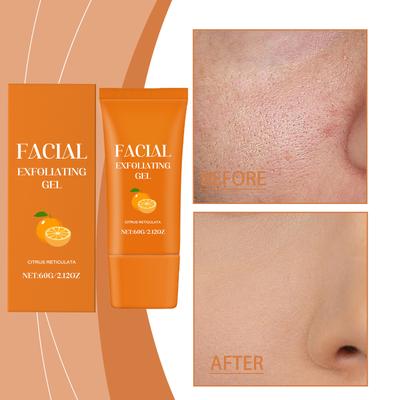 Gel Esfoliante Facial Gel Esfoliante Hidrata Suavemente o Rosto e o Corpo, Esfolia e Suaviza a Pele 60g