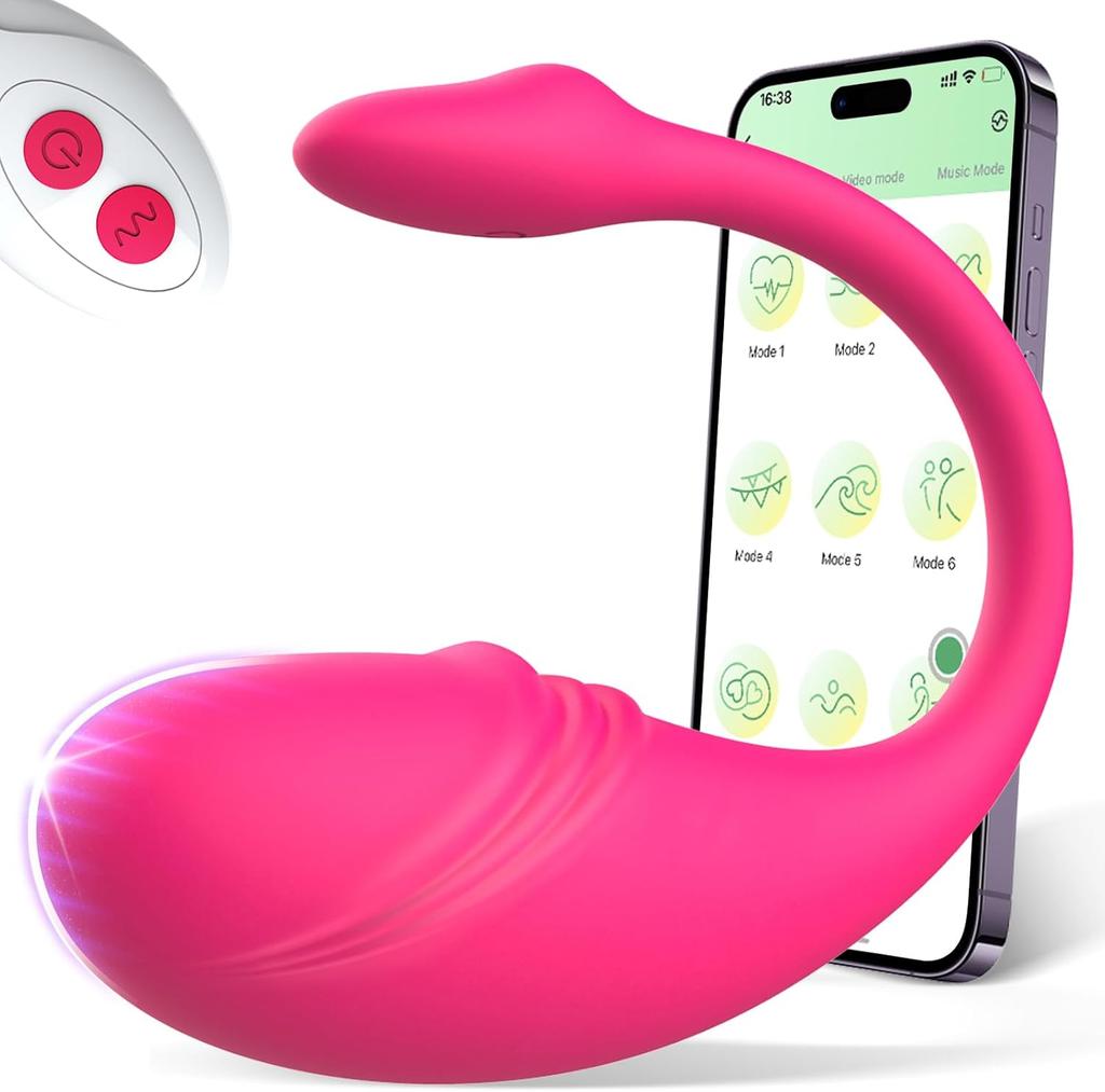 Fernsteuerbare Vibratoren, Sexspielzeug für Frauen, Sexspielzeug für Paare, Stimulierendes Sexspielzeug, Leise Vibrations-Eier, Klitoris-Stimulatoren für Frauen (Rosa)