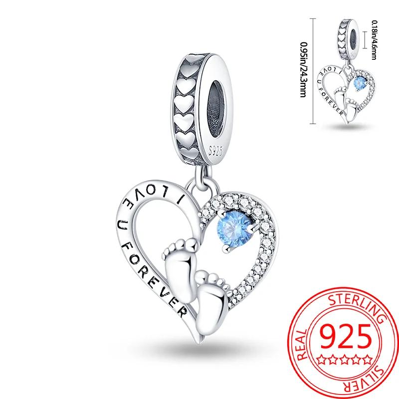 Children'S Pendant Copper Baby Pacifier Dangle Charm Fit Bracelet Necklaces Children'S Cute Jewelry Accessories