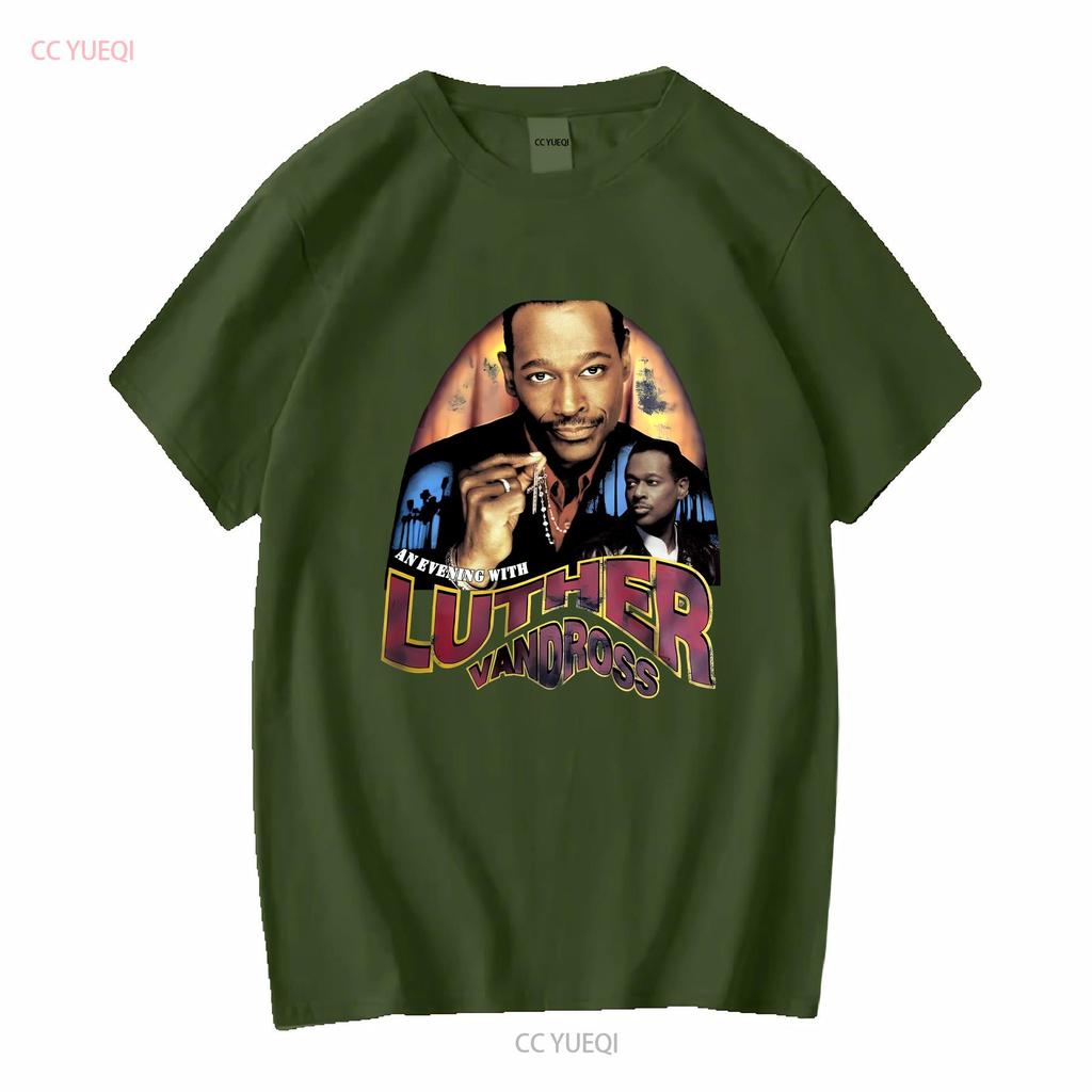 Luther Vandross Bootleg Rap T Shirt Vintage Washed Soft Casual Top For Everyday Wear Stylish Versatile Breathable Graphic
