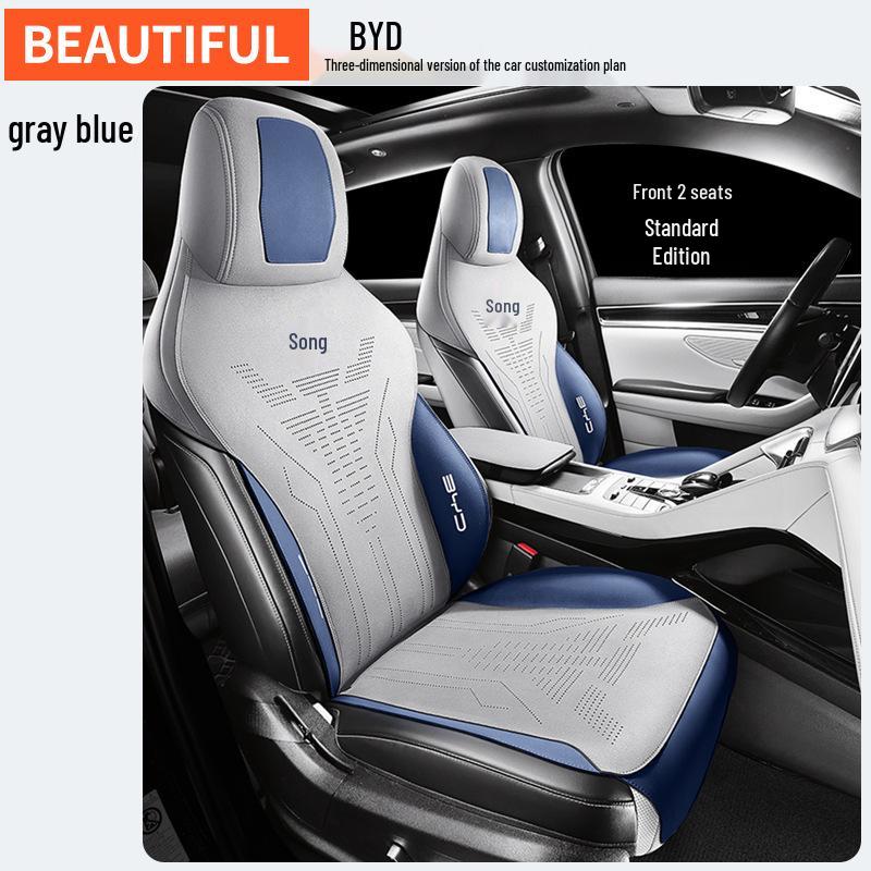 ZFL Sports Leather Seat Cushion Cover for BYD Song PLUS - All-Season Comfort
