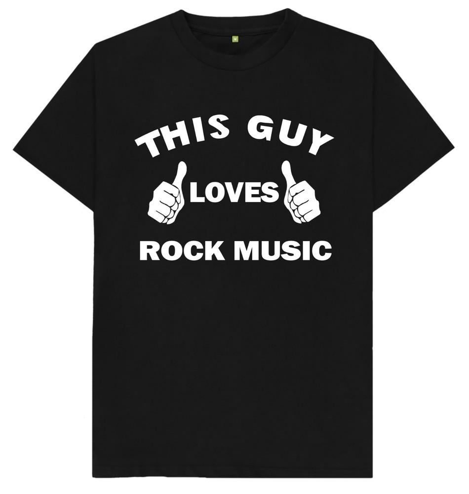 This Guy Loves Rock Music Heavy Metal Music Lover T Shirt