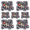 10PCS Fashion Black Girl Embroidered Patch Iron On Patches For Clothing Black Girl Magic Patches For Clothes Jackets Sewing DIY