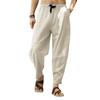 Men's Large Size Loose Casual Sweatpants Cotton and Linen Drawstring Hip Hop Lantern Pants Men's