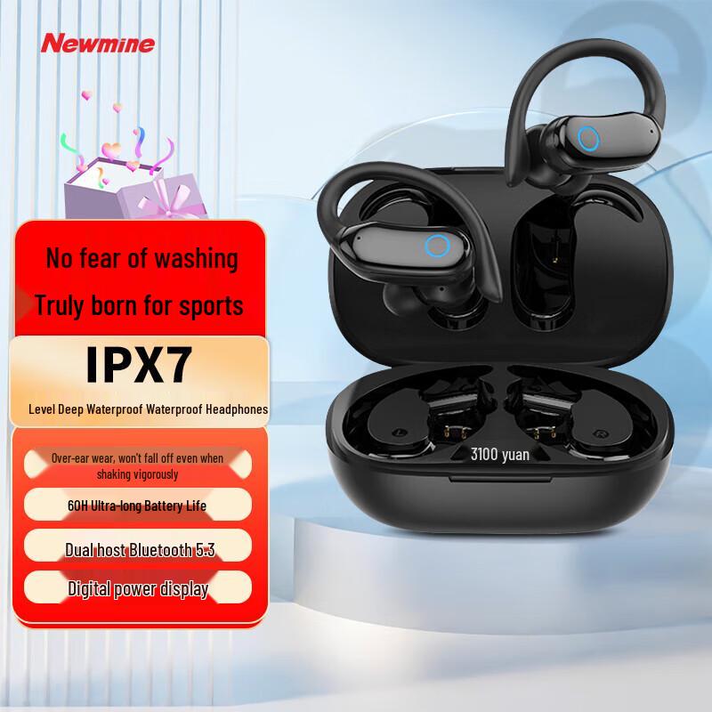 

Newman TWS-Q8 True Wireless Bluetooth Sport Earphones