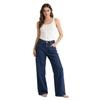 European and American Women's Clothing Autumn New Retro Washed Loose Casual Straight High Waist Women's Jeans
