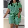 Completo da donna a maniche corte con pantaloncini