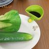 2 Stück Clip-Typ-Dippschale aus lebensmittelechtem Kunststoff, halbkreisförmig, für Salatdressing, Würze, Würze, Müll, Sauce, Schüssel, Behälter, Halter, Box, Küchenzubehör