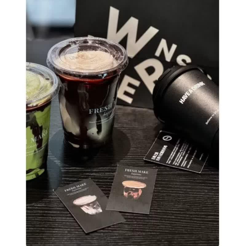 Portable Plastic Cold Drink Cups with Direct Drink Lids