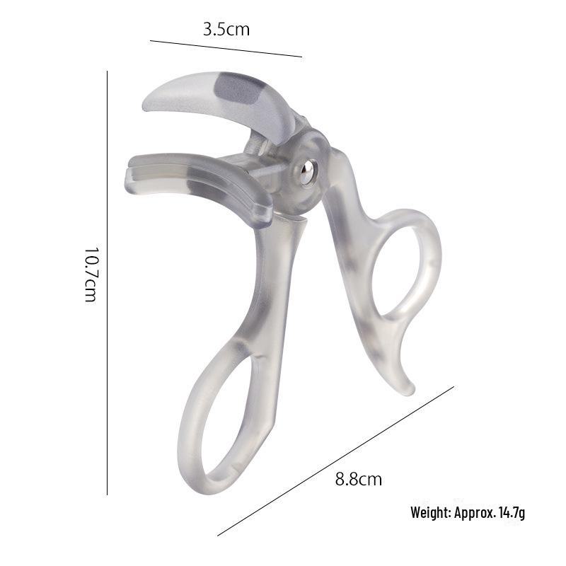 Wide Angle Portable Sunflower Eyelash Curler - Perfect for Beginners, Frame-Free Design, No Pinching