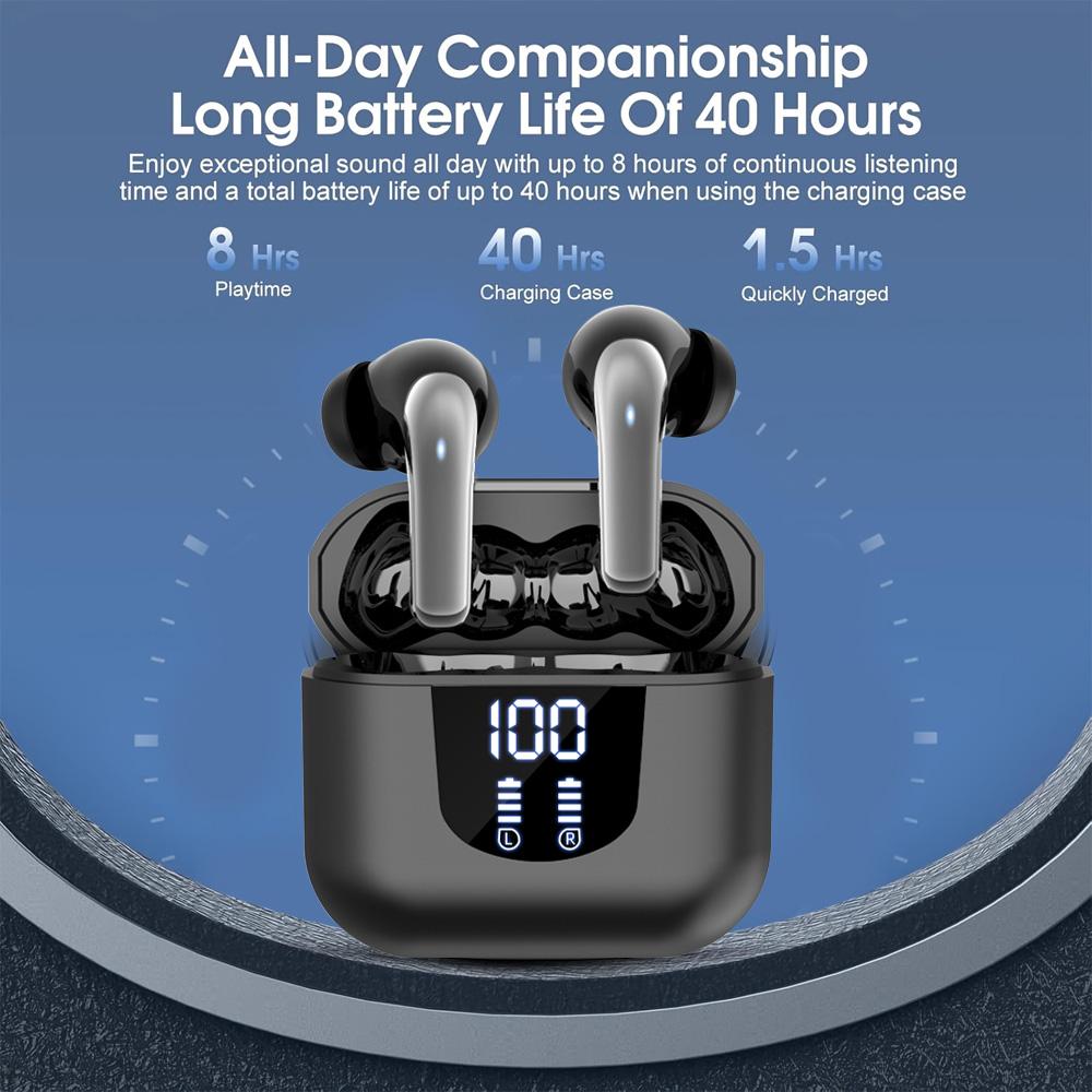 Xiaomi 144 Language Instant Translation 2025 New Cross-Border Bluetooth Earphones with True Wireless Digital Display Screen,