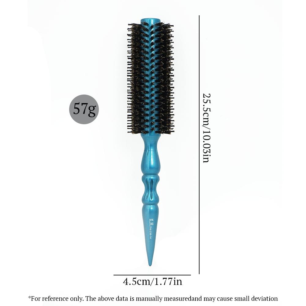 Borsten mit Holzgriff, runde Rollbürste, gerader Twill-Haarkamm, lockiger Haarkamm, professionelle Haarbürste, antistatische Bürste, Toupierbürste