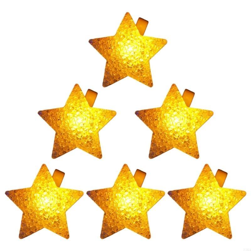 

Multicolored LED Light Star Bracelets for Parties and Nighttimes Event жовтий