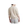 Polo Ralph Lauren Embroidered Logo Pattern Half-Zip Pullover Stand Collar Sweatshirt Men sweatshirt Beige 710812963-017