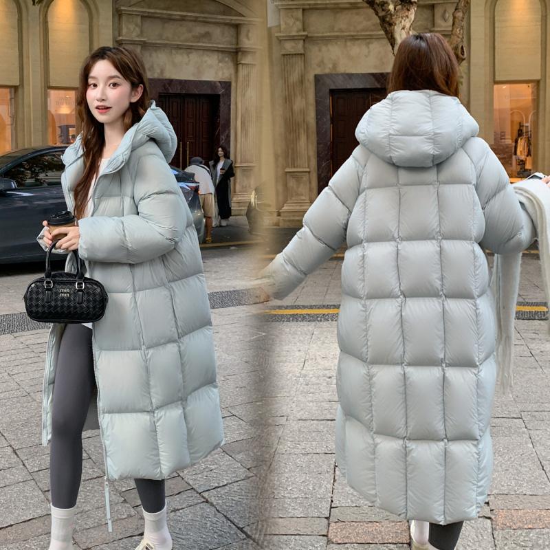 Podzim Zima Zahustit Teplá Parka Ženy Neformální Sladké Jednobarevné Velká kapsa Volná Dlouhý kabát s kapucí Bundy Outwear