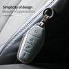For BYD EA1 Han EV Qin Song Plus Dmi Yuan Plus Tang Atto 3 EV Car Key Case Accessories Styling Suede Leather Key Cover Keychain