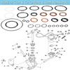 434519 Kit de Reconstrucție O-Ring & Simering Trim & Tilt Potrivit pentru Johnson Evinrude OMC 0434519 FSM011