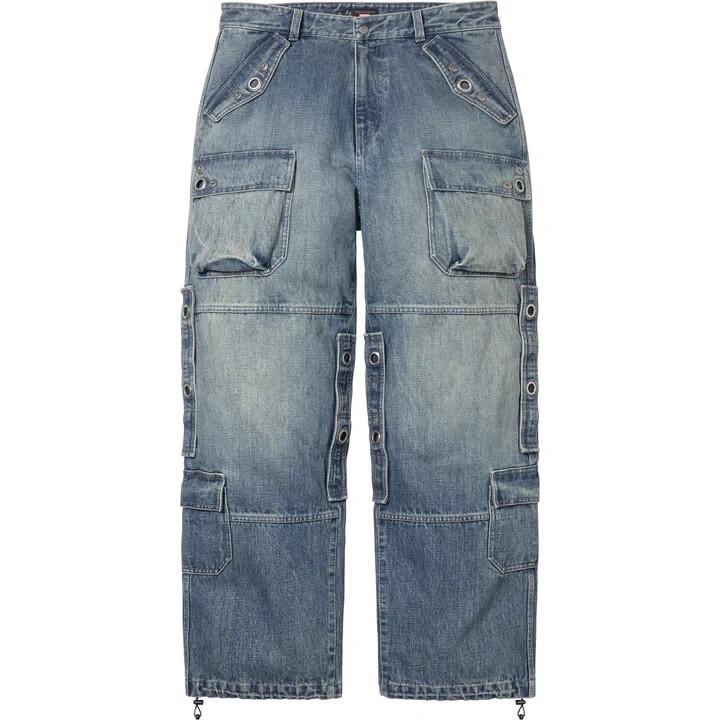 Supreme Y's by Yohji Yamamoto Denim Utility Pant Washed Blue