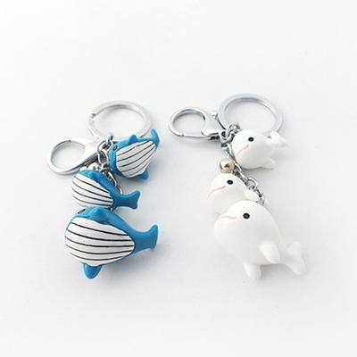 Seaside Tourist Souvenir Cute Dolphin Keychain Creative Lovers Key Chain Pendant