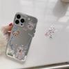 Cute mirror puppy bracket for iphone11Promax iPhone 11 mobile phone case 11/11/11 sticker drill girl