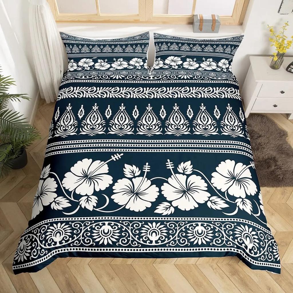 Rainbow Duvet Cover Kawaii Tropical Fruits Bedding Set Pineapple Lemon Doughnut Orange Strawberry Comforter Quilt Cover Set