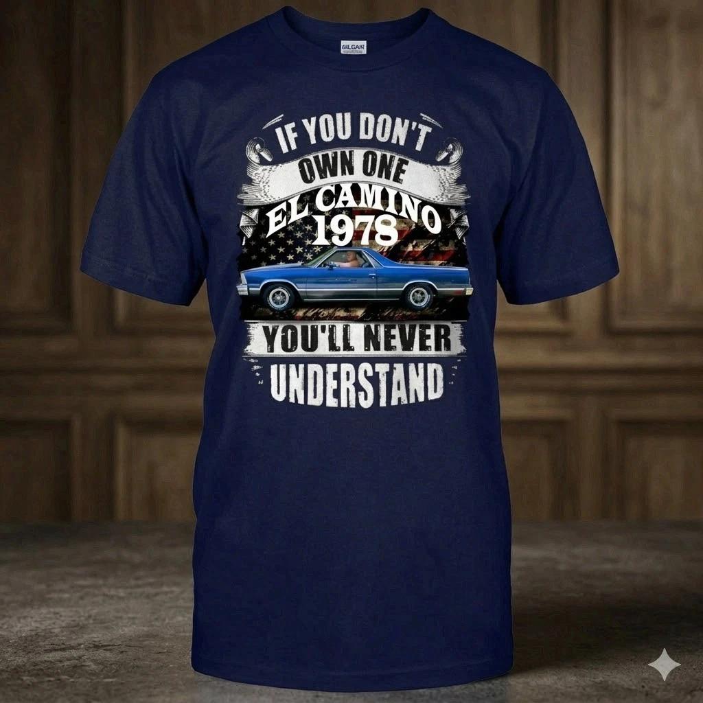 Vintage El Camino T-Shirt 1978-1987 Classic Chevy Gift XS
