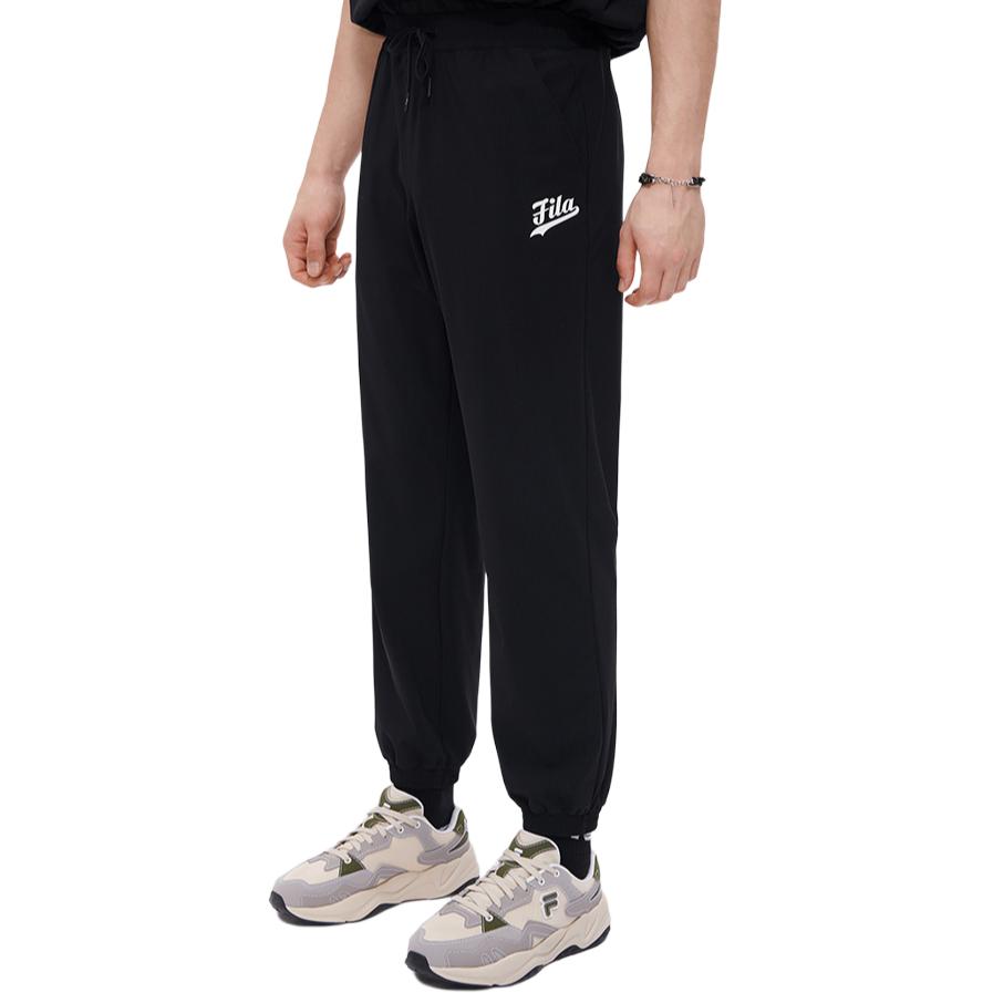 Fila Fusion Life High Elastic Loose Casual Knitted Sports Pants Men bottoms T11M332602FBK