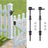 46cm Cane Bolt Gate Drop Rod 18 inch Heavy Duty Iron Gate Ground Latch Multipurpose Sturdy Easily Install Door Stopper