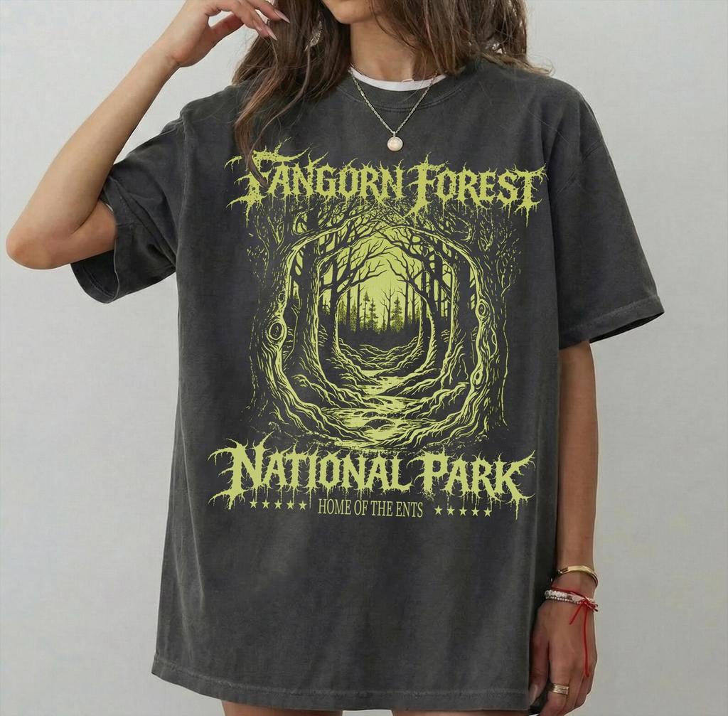 Fantasy Forest Conservation Society T-Shirt, Fantasy Epic Vintage Tee, Middle Earth Unisex Shirt