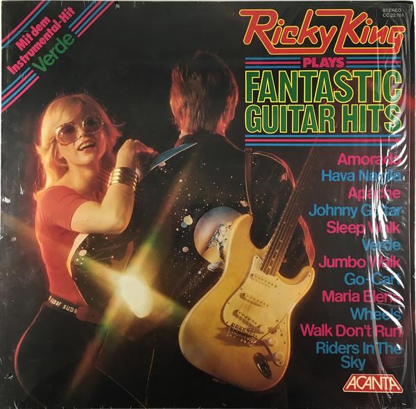 LP Record RICKY KING  Ricky King Plays Fantastic Guitar H CC22761 Acanta 1976 Germany Rock Used