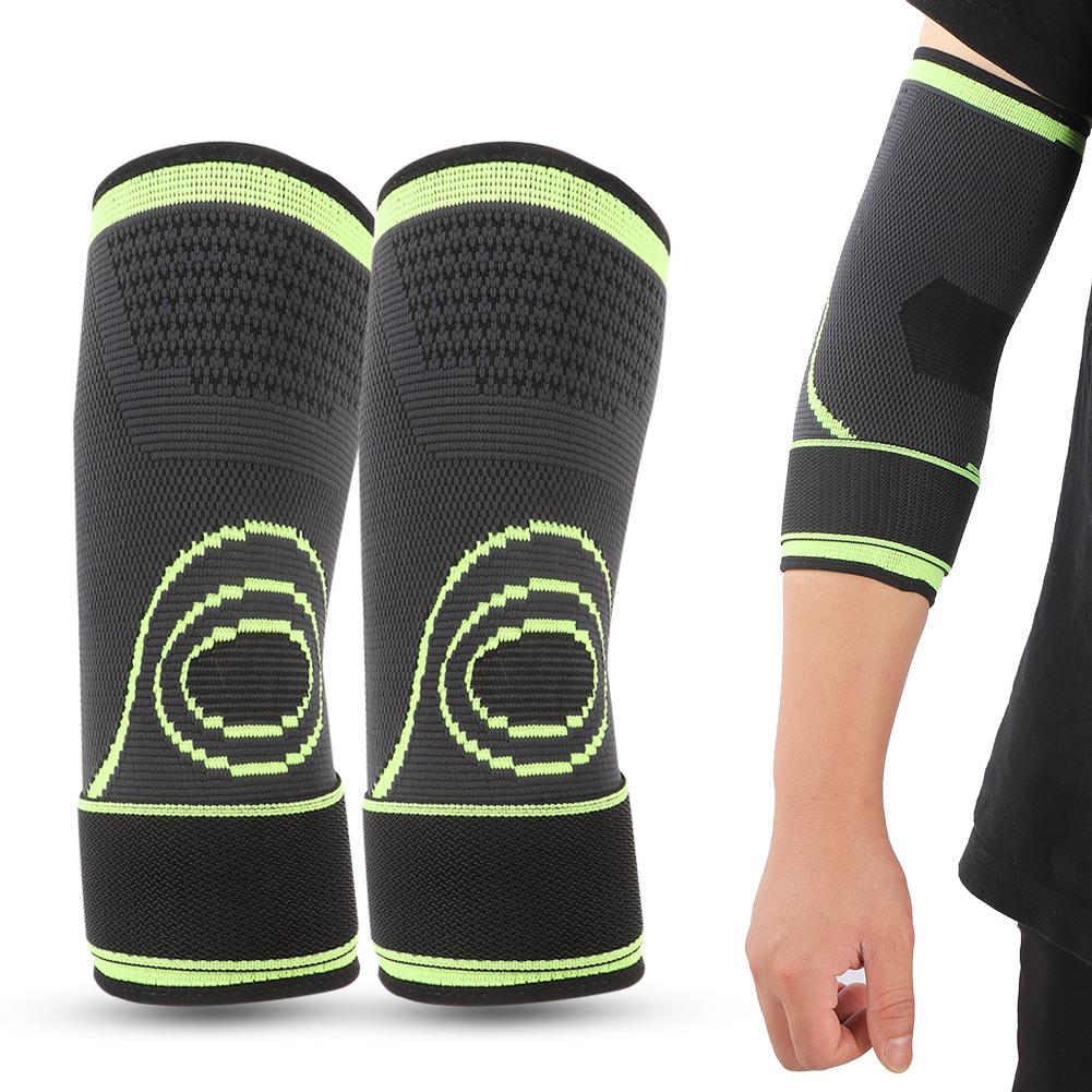 Elastic Elbow Support Elbow Compression Sleeve Brace Sports Fitness Protective GuardXL