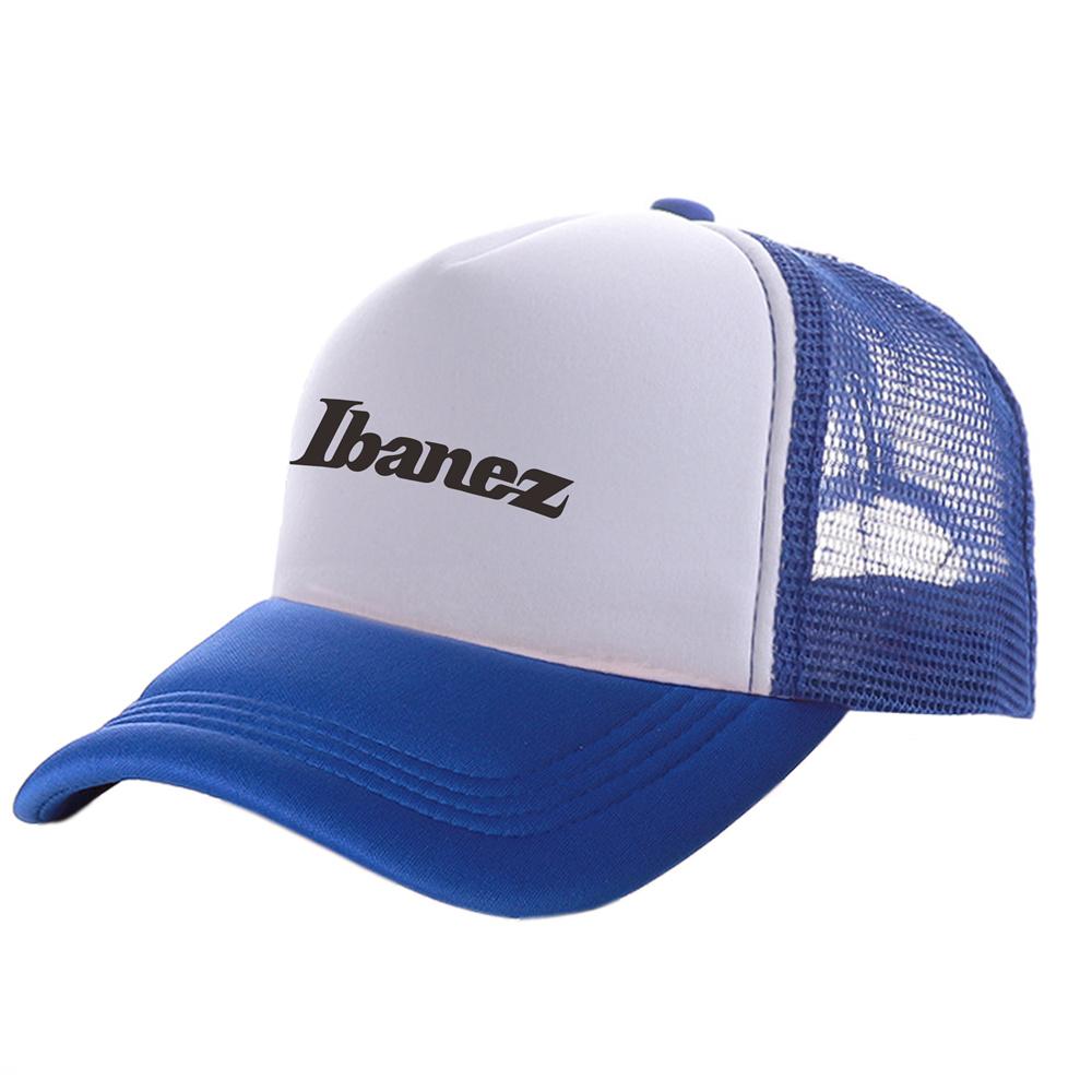Guitar brand Ibanez Trucker Cap Unisex Cool Music Fans Hip Hop Ibanez Hat Baseball Cap Unisex Mesh Net Caps MZ-056