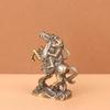 Retro Solid Brass Horse Tea Pet Decoration Ornaments for Home or Desk.