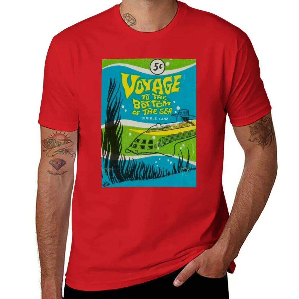 Voyage to the Bottom of the Sea - Bubble Gum Wax Pack - Vintage, Distressed T-Shirt graphics t shirt for