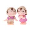 1Pair Miniature Lover Figures Bonsai Succulent Garden Smiling Couple Ornaments