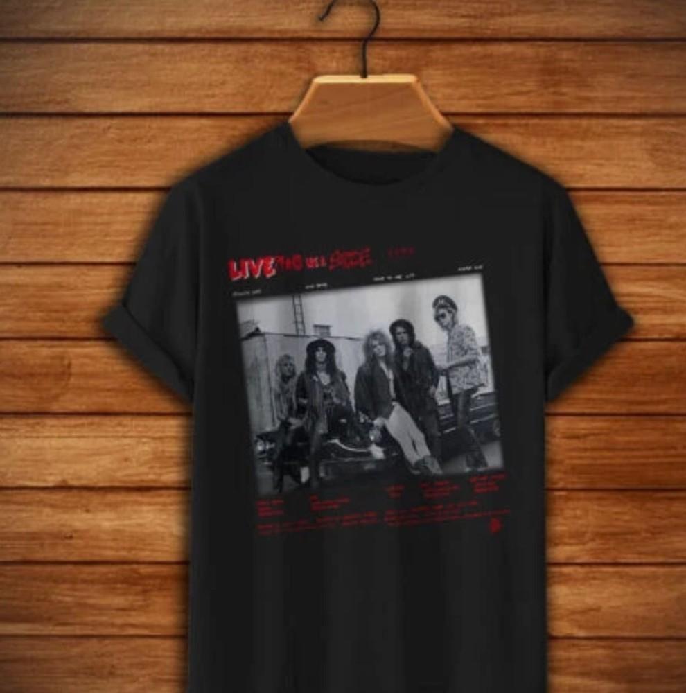 Винтажная футболка 1986 года Live Like a Suicide Guns N Roses Аксель Роуз Фрэнк Феррер Унисекс Футболка M