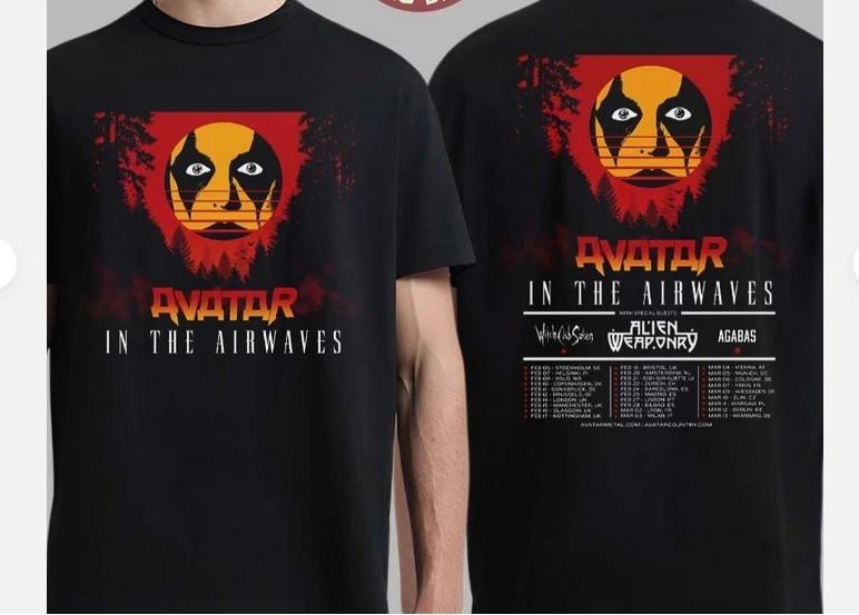 Avatar In The Airwaves Europe And UK Tour 2026 Schedule Tour Dates T-Shirt Unisex T-Shirt M