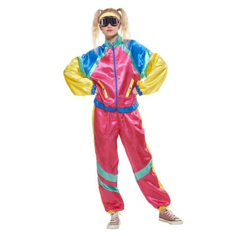 Halloween hip hop retro disco jazz cos suit adult female dance cosplay suit hip hop hip hop M
