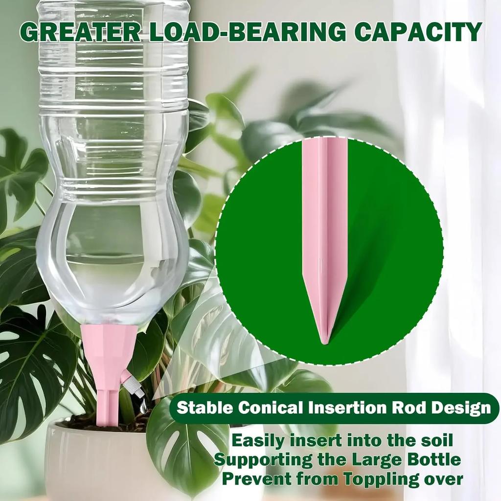 1/12pcs Adjustable Drip Irrigation System Indoor Outdoor Potted Plants Automatic Self-flowing Watering Spikes Gardening Tools