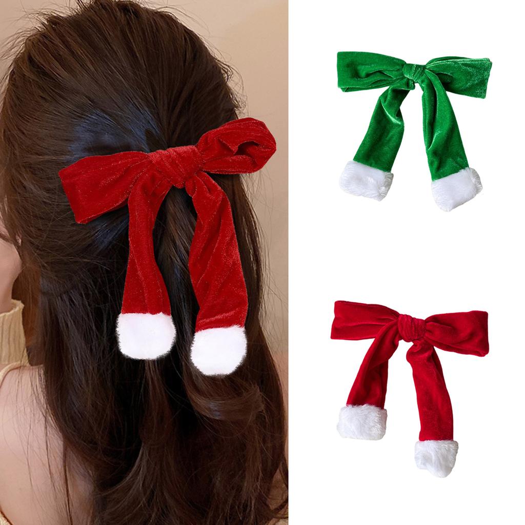 Elegancki świąteczny klips do włosów Świąteczna spinka Słodki płaski klips Wsuwka Świąteczny elegancki klips do włosów do koka