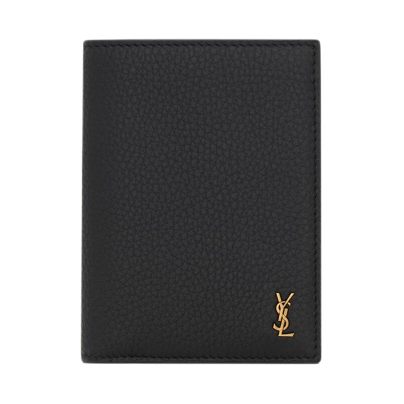 

Saint Laurent Le Cassandre Logo Design Leather Wallet Men Wallet Black 847958-AAET9-1000 Basic Set (Bag+Dust Bag)