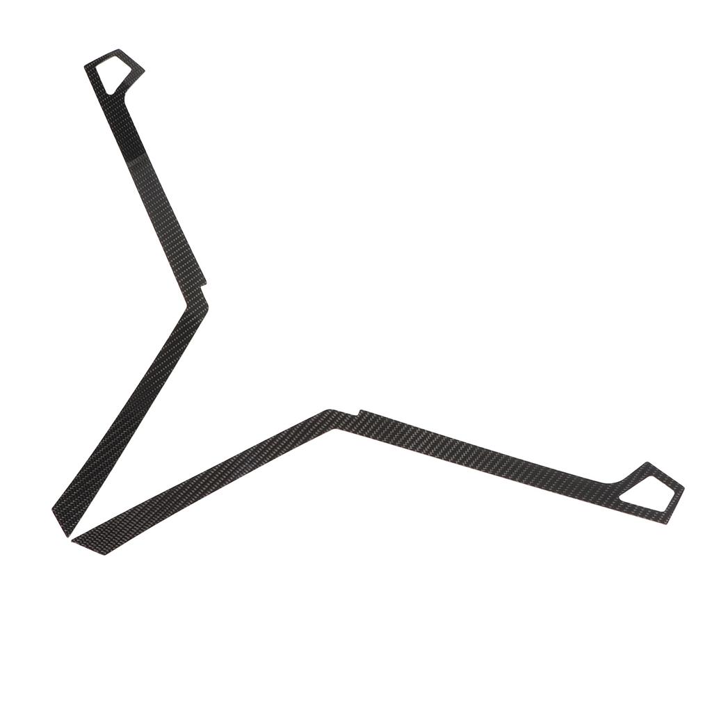 Rear Light Trim Cover Carbon Fiber Tail Light Frame Sticker Decor Panel Trim Replacement for Polaris RZR PRO XP 2021