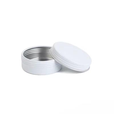 50 Pezzi Colore Bianco 25ml Vasetto Cosmetico 25ml Vasetto in Alluminio 25g Contenitore in Latta di Alluminio 25g Vasetto per Crema