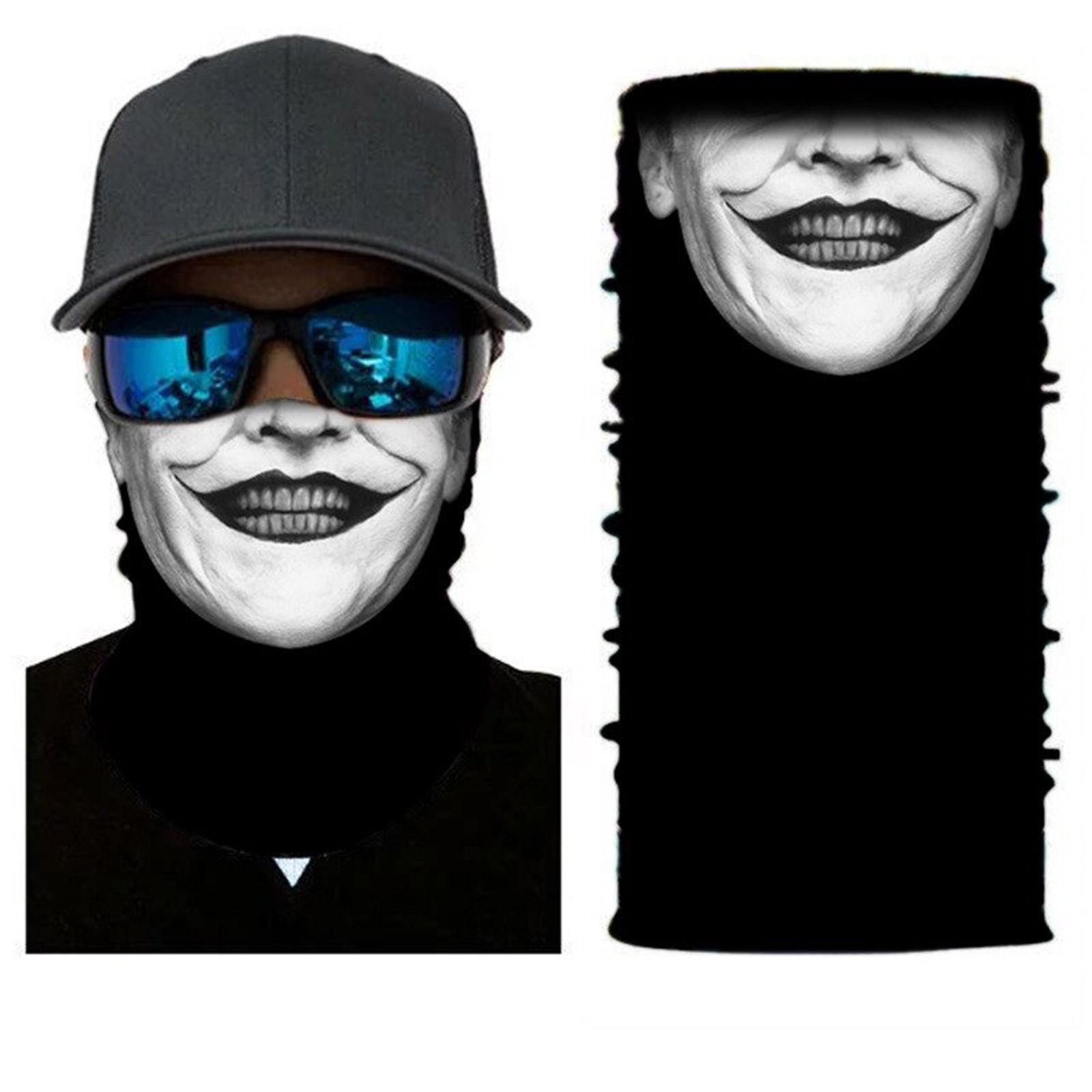 

Skeleton Sports Outdoor Bib Cycling Mask Sun Neck Sleeve Seamless Mask Headscarf One Size